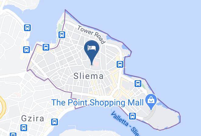 Sliema - Ax The Victoria Hotel Maps