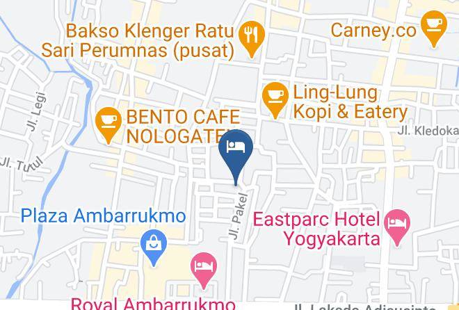 Sleman - The Victoria Hotel Yogya Maps