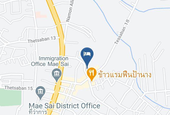 Amphoe Mae Sai - The Victory Hotel Maps