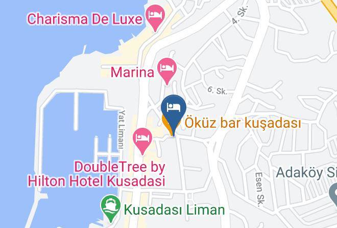 Kusadasi - The View City Hotel Maps