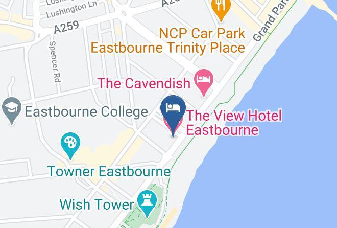 East Sussex - The View Hotel Eastbourne Maps