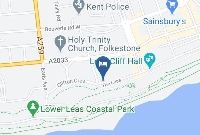 Kent - The View Hotel Folkestone Maps