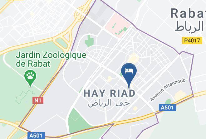 Rabat - The View Hotel Rabat Maps
