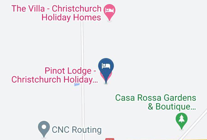 Selwyn - Pinot Lodge Christchurch Holiday Homes Maps