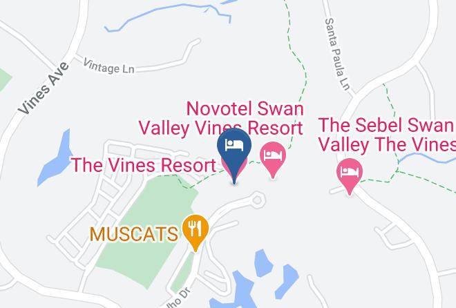 Swan - The Vines Resort Maps