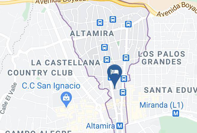 Caracas - Hotel The Vip Caracas Maps