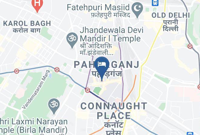 Paharganj - The Vivek Hotel Maps