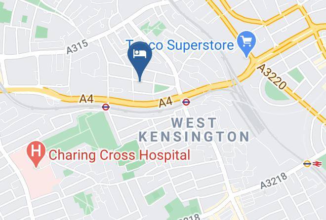 London - The W14 Kensington Hotel Maps