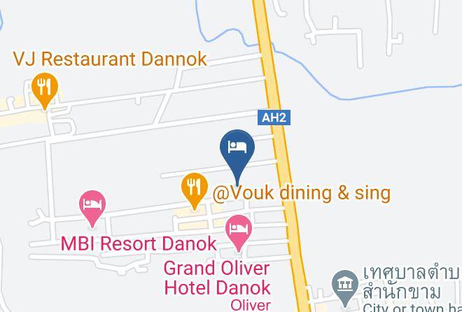 The Wai Hotel Danok Map