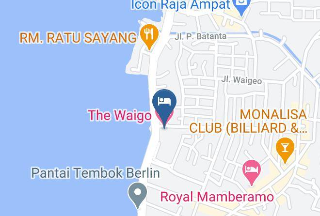 Kota Sorong - The Waigo Hotel Maps
