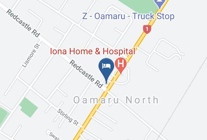 Waitaki Otago - Ascot Oamaru Motel Maps