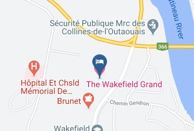 Les Collines De L Outaouais Regional County Municipality - The Wakefield Grand Maps