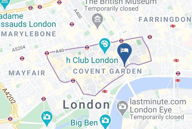London - The Waldorf Hilton London Maps