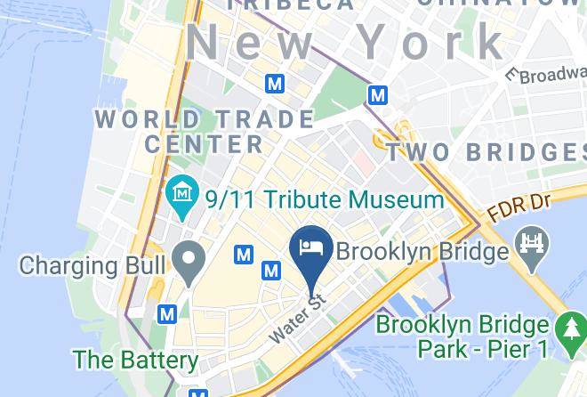 New York - The Wall Street Hotel Maps
