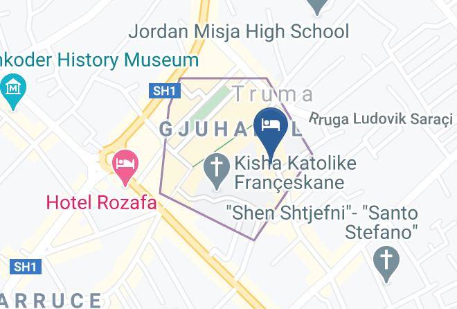 Shkoder - Hotel Ideal Maps
