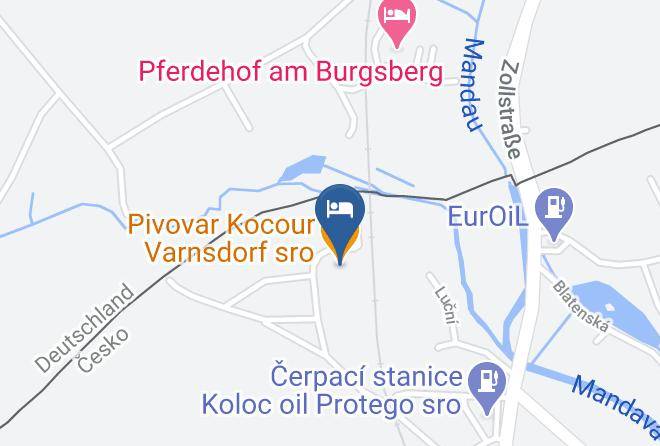 Decin - Kocour Brewery Varnsdorf Maps