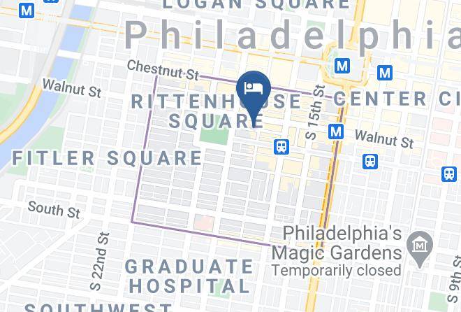 Philadelphia - Warwick Hotel Rittenhouse Square Maps