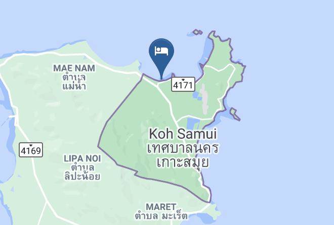 Amphoe Ko Samui - The Waterfront Boutique Hotel Maps