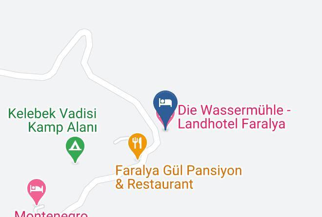 Mugla - Die Wassermuhle Landhotel Faralya Maps