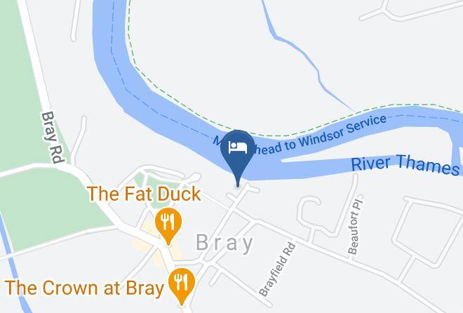 Windsor And Maidenhead - The Waterside Inn Maps