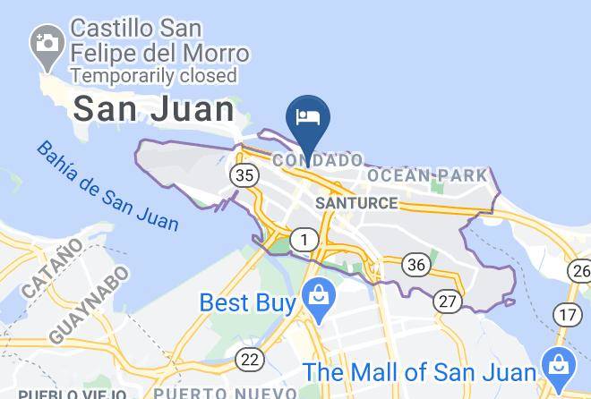 San Juan - The Wave Hotel Maps