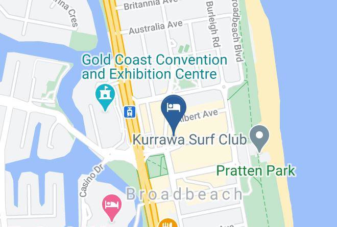 Gold Coast - The Wave Resort Maps