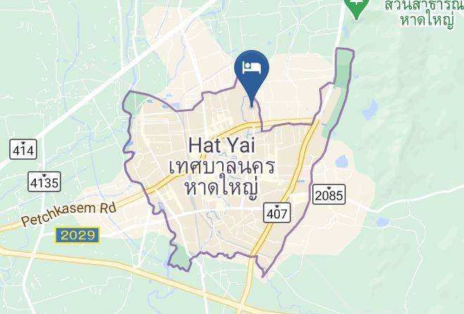 Amphoe Hat Yai - The Weenee Boutique Resort Hatyai Maps
