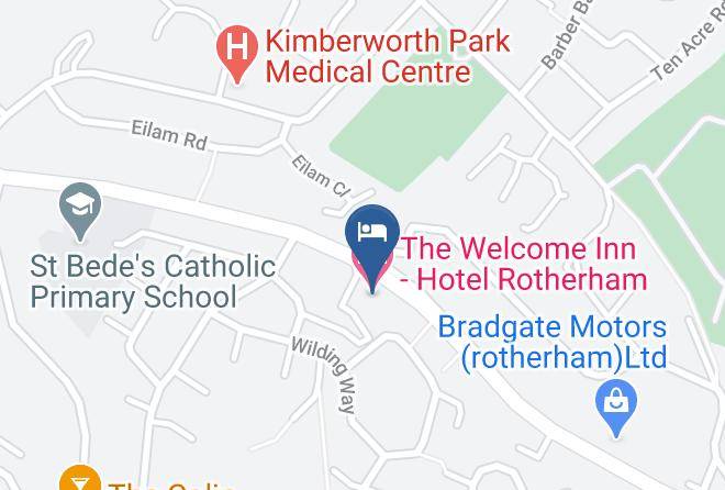 Rotherham - The Welcome Inn Hotel Rotherham Maps