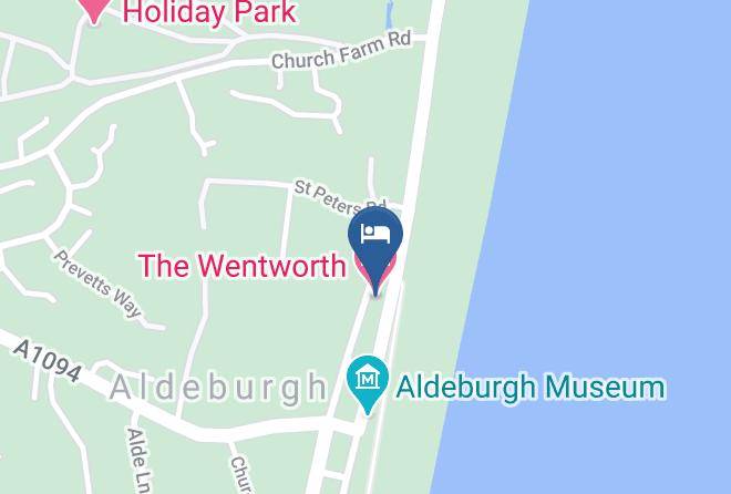 Suffolk - The Wentworth Hotel Aldeburgh Maps