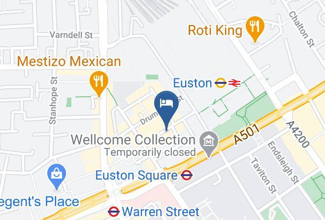 London - Thewesley Euston Hotel Maps