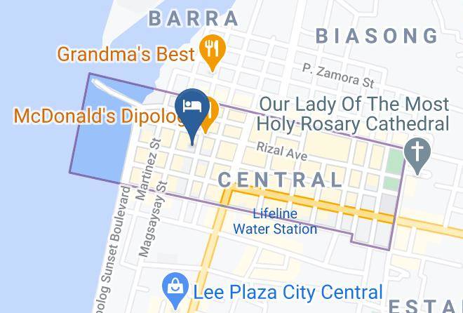 Zamboanga Del Norte - The West End Court Hotel Maps