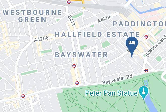 London - The Westbourne Hyde Park Hotel Maps
