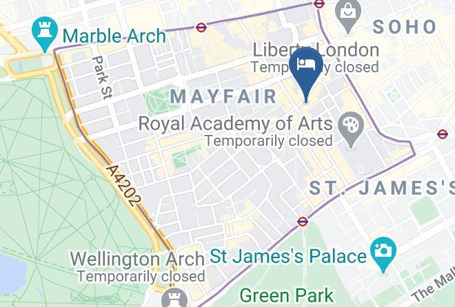 London - The Westbury Mayfair A Luxury Collection Hotel London Maps