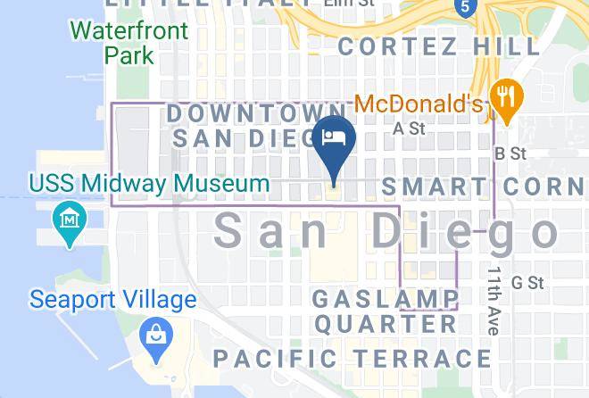 San Diego - The Westgate Hotel San Diego Maps