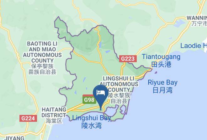 Lingshui Lizu Aut County - The Westin Blue Bay Resort Maps