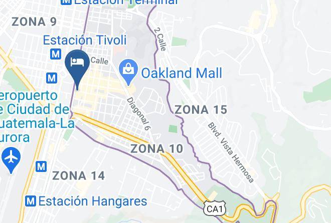 Guatemala - The Westin Camino Real Guatemala Maps