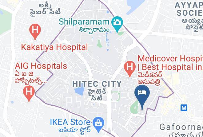 The Westin Hyderabad Mindspace Map