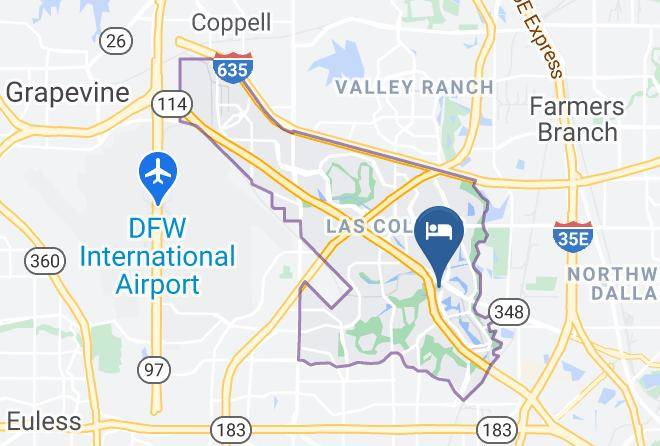 The Westin Irving Convention Center At Las Colinas Map