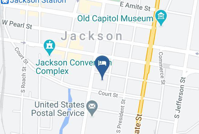 The Westin Jackson Map