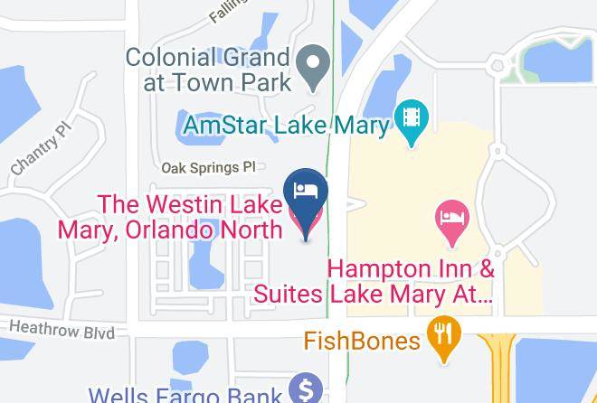 Seminole - The Westin Lake Mary Orlando North Maps