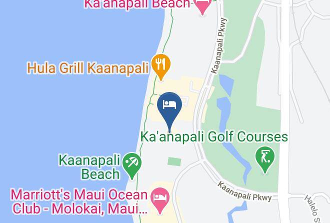 Maui - The Westin Maui Resort & Spa Ka'anapali Maps