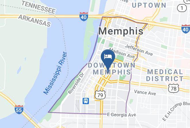 Shelby - The Westin Memphis Beale Street Maps