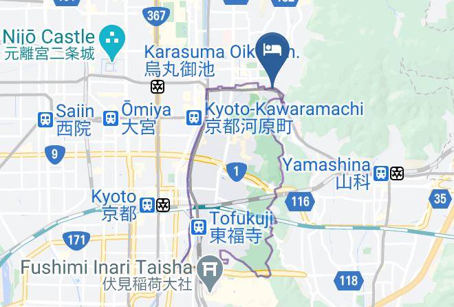 Kyoto City Higashiyama Ward - The Westin Miyako Kyoto Maps