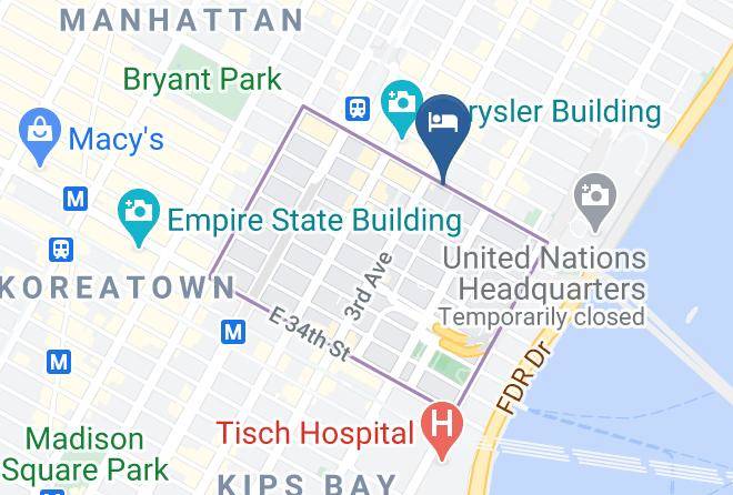 New York - The Westin New York Grand Central Maps