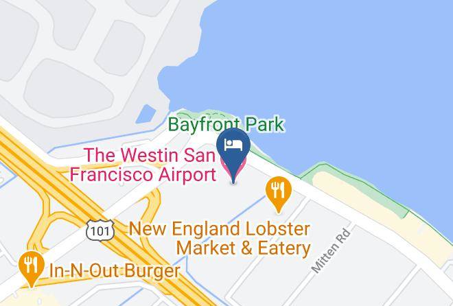 The Westin San Francisco Airport Map