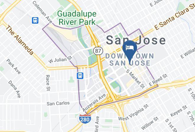 Santa Clara - Four Points By Sheraton San Jose Downtown Maps