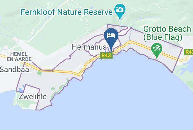 Overberg - The Whale On Main B&b Maps