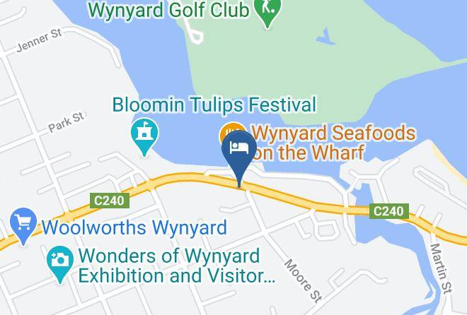 Waratahwynyard - The Wharf Hotel Wynyard Maps