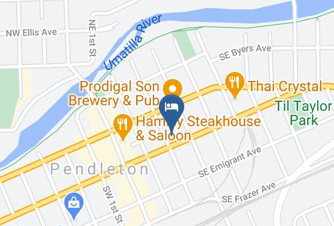 Umatilla - The Whiskey Inn Maps