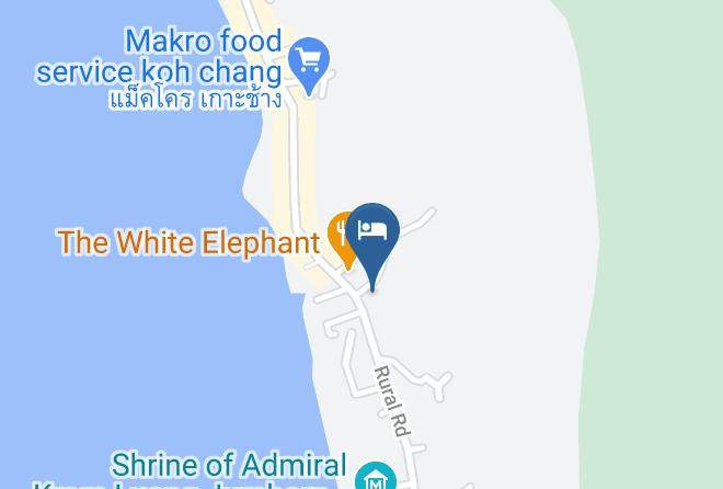 Amphoe Ko Chang - The White Elephant Resort Maps